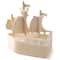 Nichoir en bois de 28,9 cm à l’aspect d’un bateau de pirate de Make Market